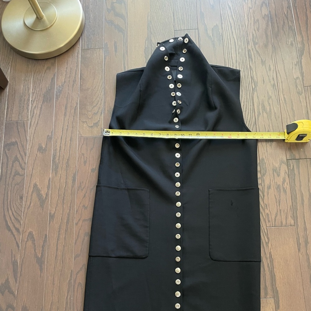ALEXANDER WANG SNAP FRONT STUD DRESS DUSTER - Picture 14 of 16